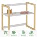 Mesa Infantil Desenho Regulável Madeira Montessoriana Suza Natural Branco