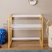 Mesa Infantil Desenho Regulável Madeira Montessoriana Suza Natural Branco