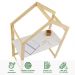 Mesa Infantil Escrivaninha Desenho Madeira Montessoriana Regulável Cabana Lia