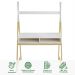 Mesa Infantil Escrivaninha Madeira Montessoriana Cabana 2 Nichos Simi