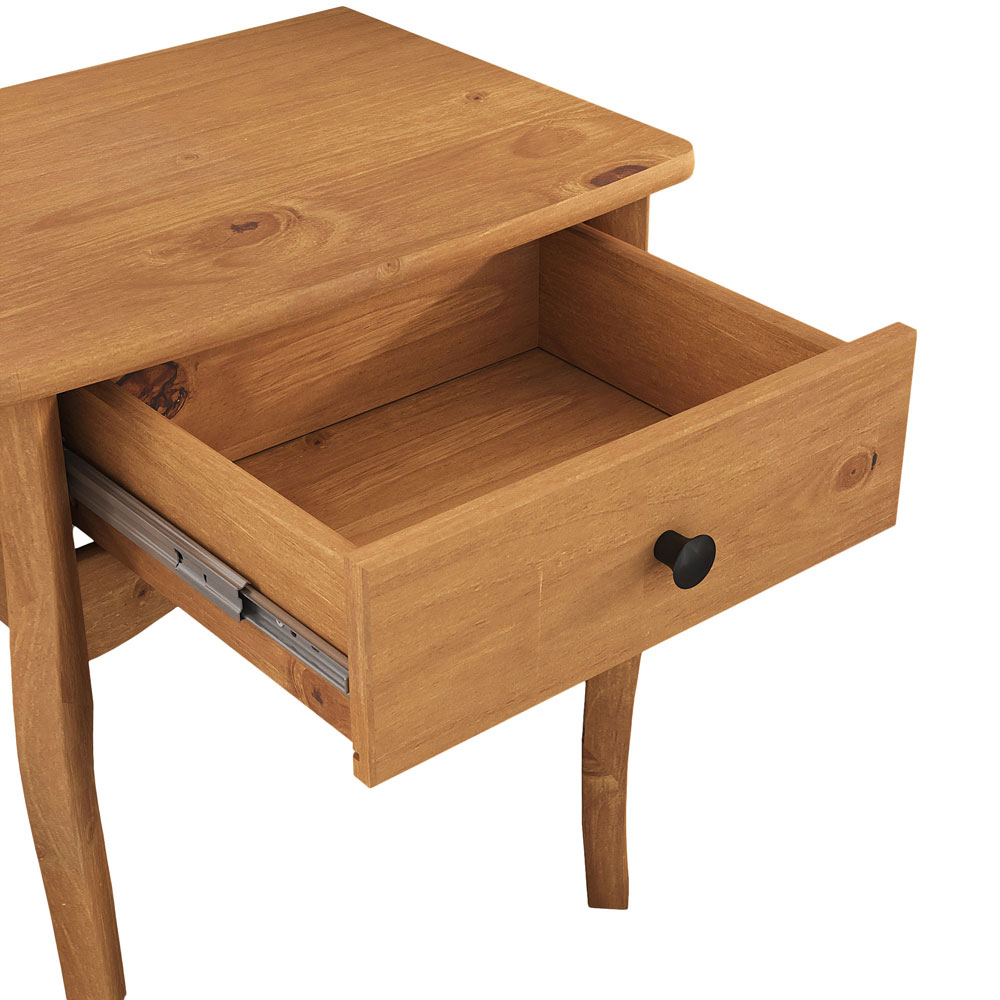 Mesa de Cabeceira Provençal 1 Gaveta Telescopica Freijo Leone
