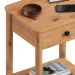 Mesa de Cabeceira Quarto Madeirado 1 Gaveta Rústico Apoana