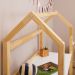Mesinha Infantil Escrivaninha Desenho Madeira Montessori Regulável Tina Natural Branco