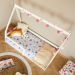 Mini Cama Infantil Branco Madeira Montessori Casinha com estrado Wilma