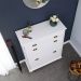 Sapateira Basculante Madeira 2 Portas  20 Pares Colmar Branco