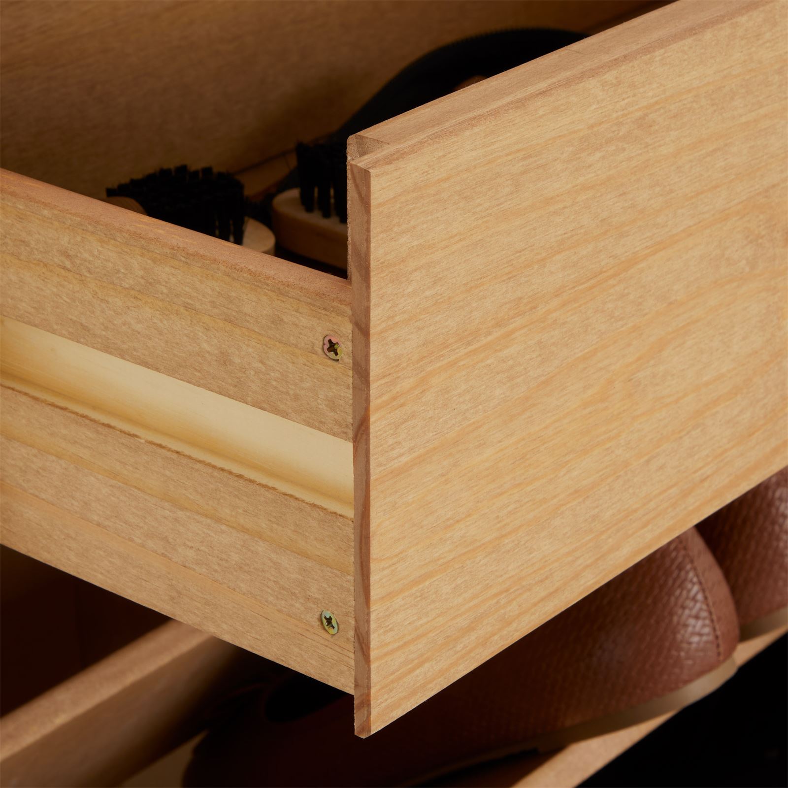 Sapateira Basculante Rustico Moderno 12 pares 3 Gav de Madeira