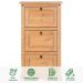Sapateira Vertical Organizadora Madeira 3 Portas 15 Pares Rustico