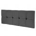 Cabeceira Painel Nina para Cama Box de 140 cm Cinza - Ibiza