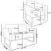 Kit Namoradeira e 1 Poltrona Decorativa Base Industrial Dourada Maressa S06 Suede Marrom - Ibiza