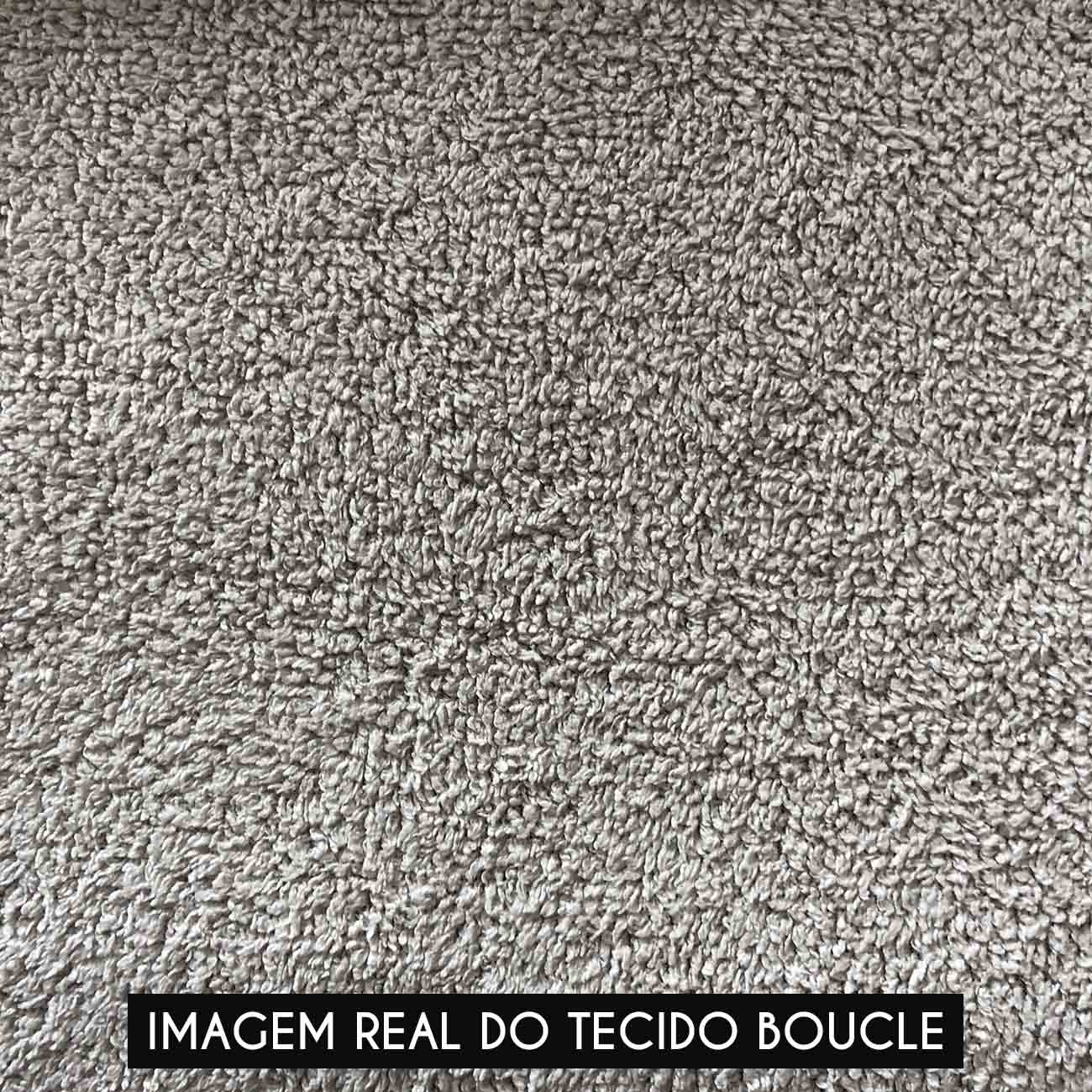 Namoradeira e 2 Poltronas Industrial Preto Ana Bouclé Bege - Ibiza