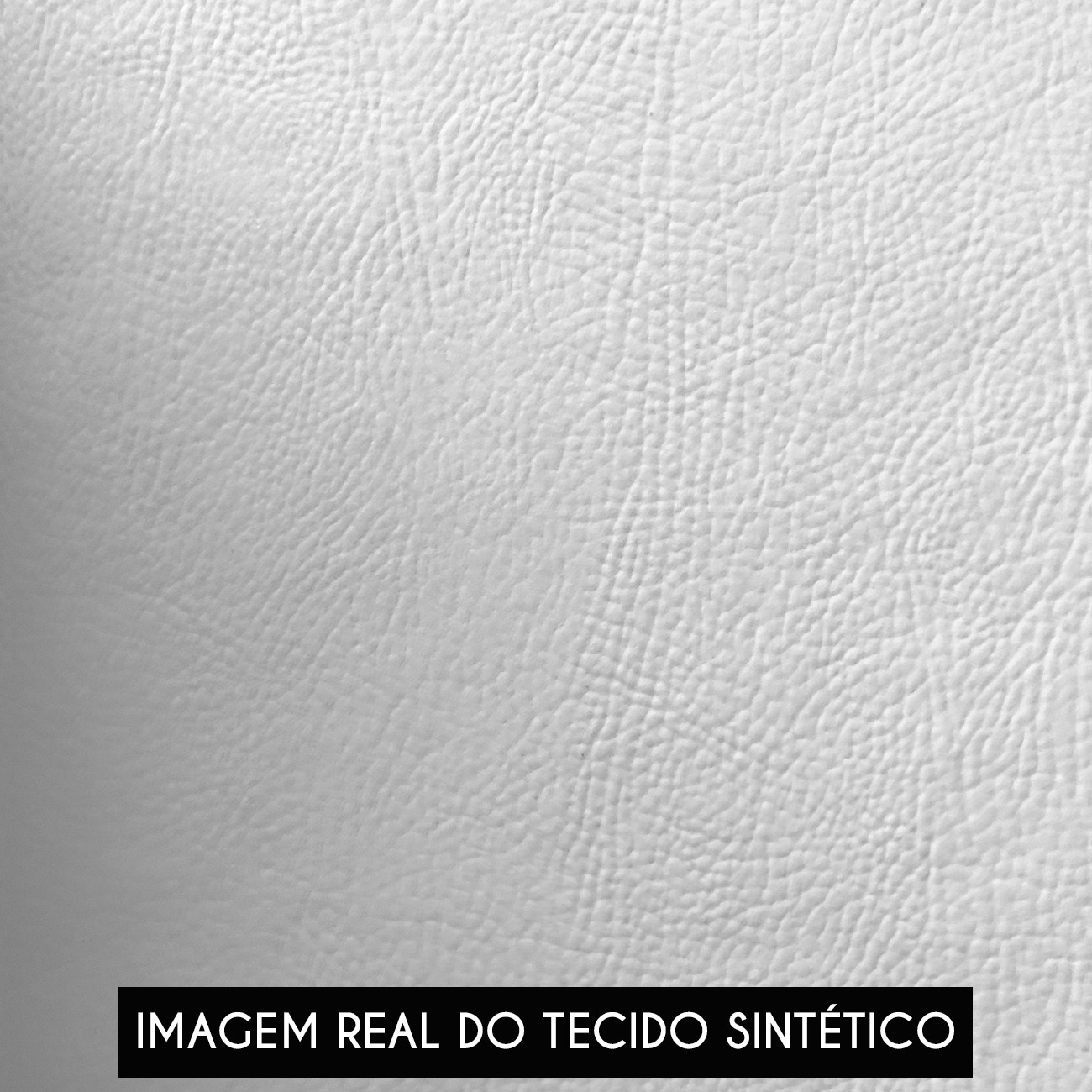 Poltrona Sala Pé Metal Preto Kit 2 Ana Sintético Branco - Ibiza