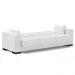 Sofá Cama para Sala de Estar Lisboa Couríssimo Branco - Ibiza