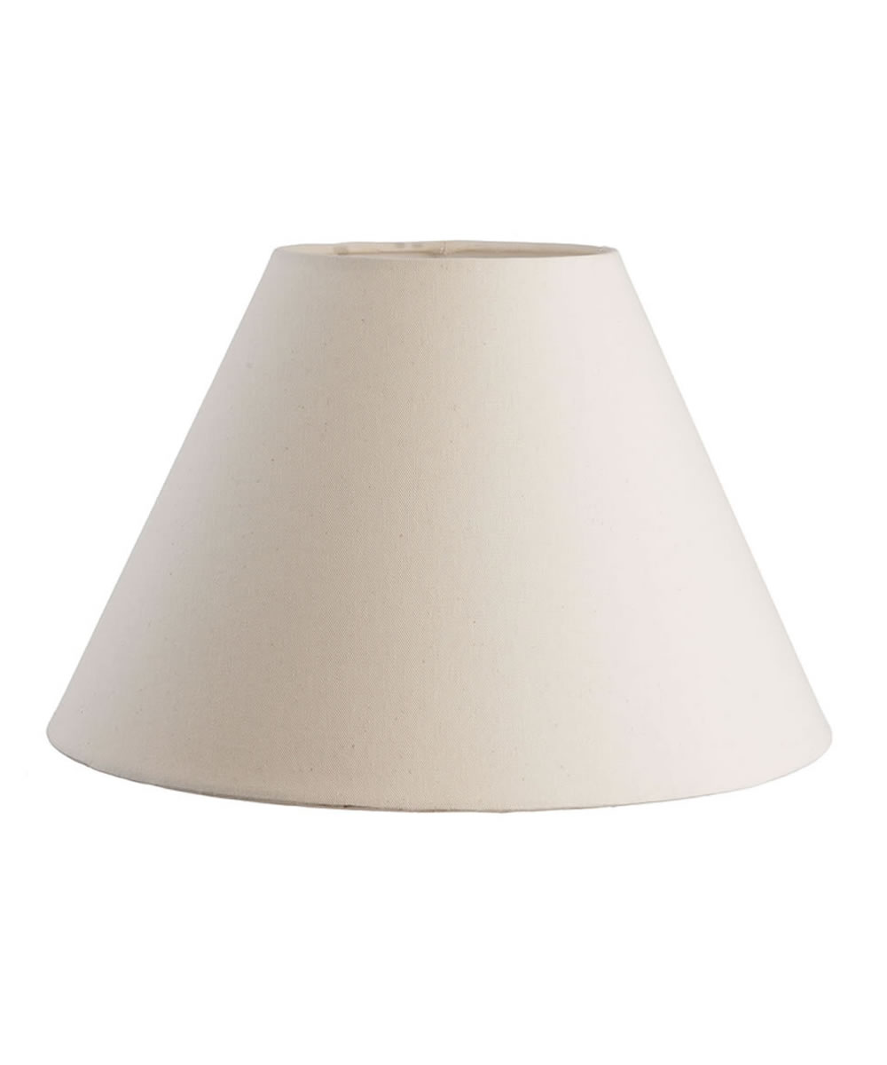 Cúpula Cônica bege para abajur M