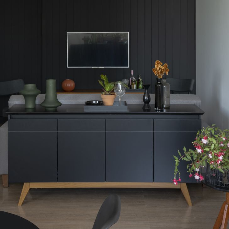[OUTLET] Buffet Classic 4 PT Preto