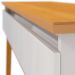 Aparador Classic - Off White com Natural