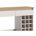 Aparador Classic AD 1.13 Nature com Off White - Imcal Móveis