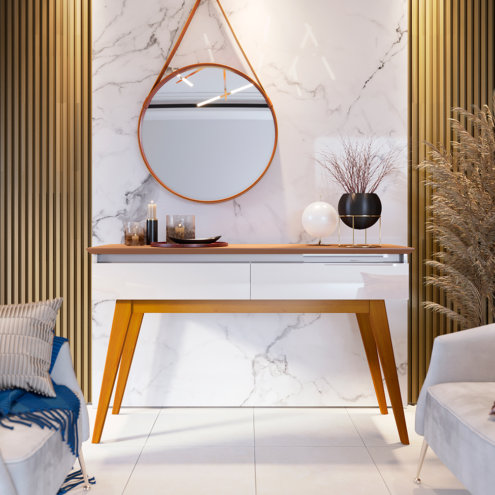 Aparador Classic I Off White e Nature