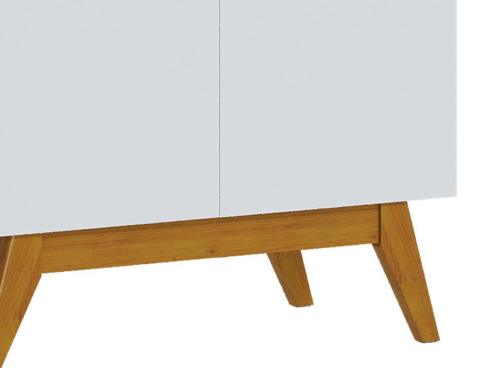 Buffet Classic 2 Portas Branco Acetinado - Imcal Móveis