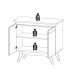 Buffet Classic 2 Portas Branco Acetinado - Imcal Móveis
