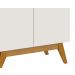 Buffet Classic 2 Portas Off White com Freijó - Imcal Móveis