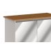 Buffet Classic 2 Portas Off White com Freijó e Espelho - Imcal Móveis