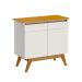 Buffet Classic 2 Portas Off White com Nature - Imcal Móveis