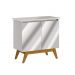 Buffet Classic 2 Portas Off White e Espelho - Imcal Móveis