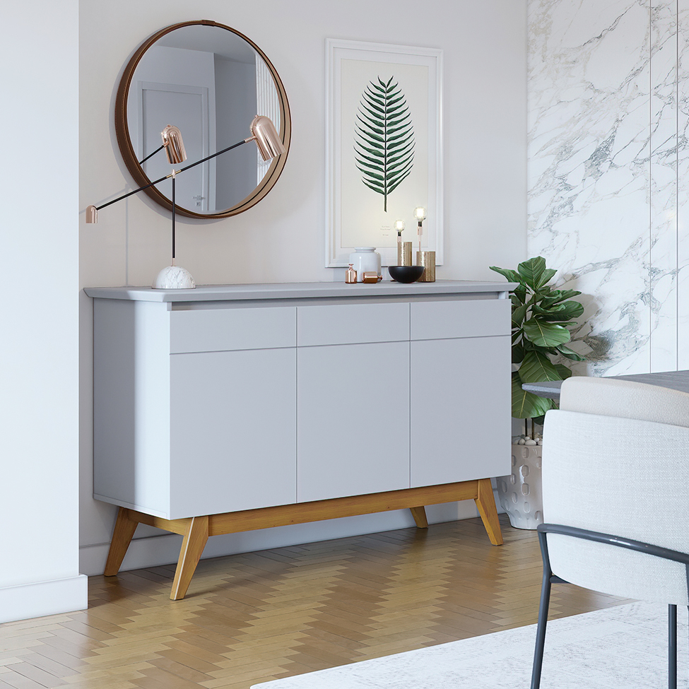 Buffet Classic 3 PT Branco