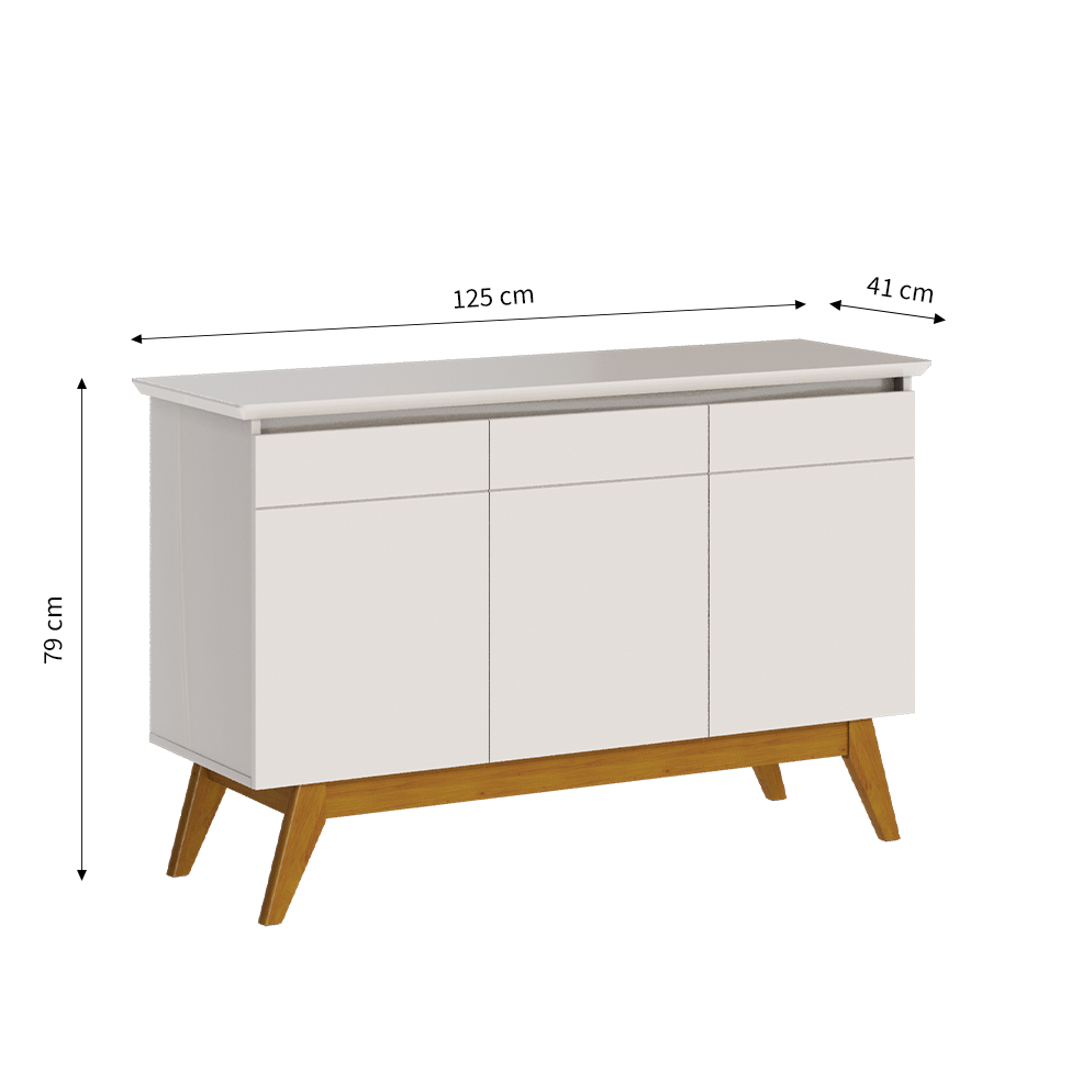 Buffet Classic 3 PT Off White
