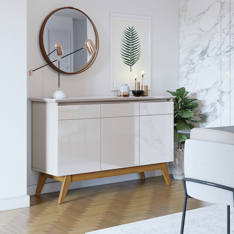 Buffet Classic 3 PT Off White