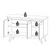 Buffet Classic 3 PT Off White e Nature