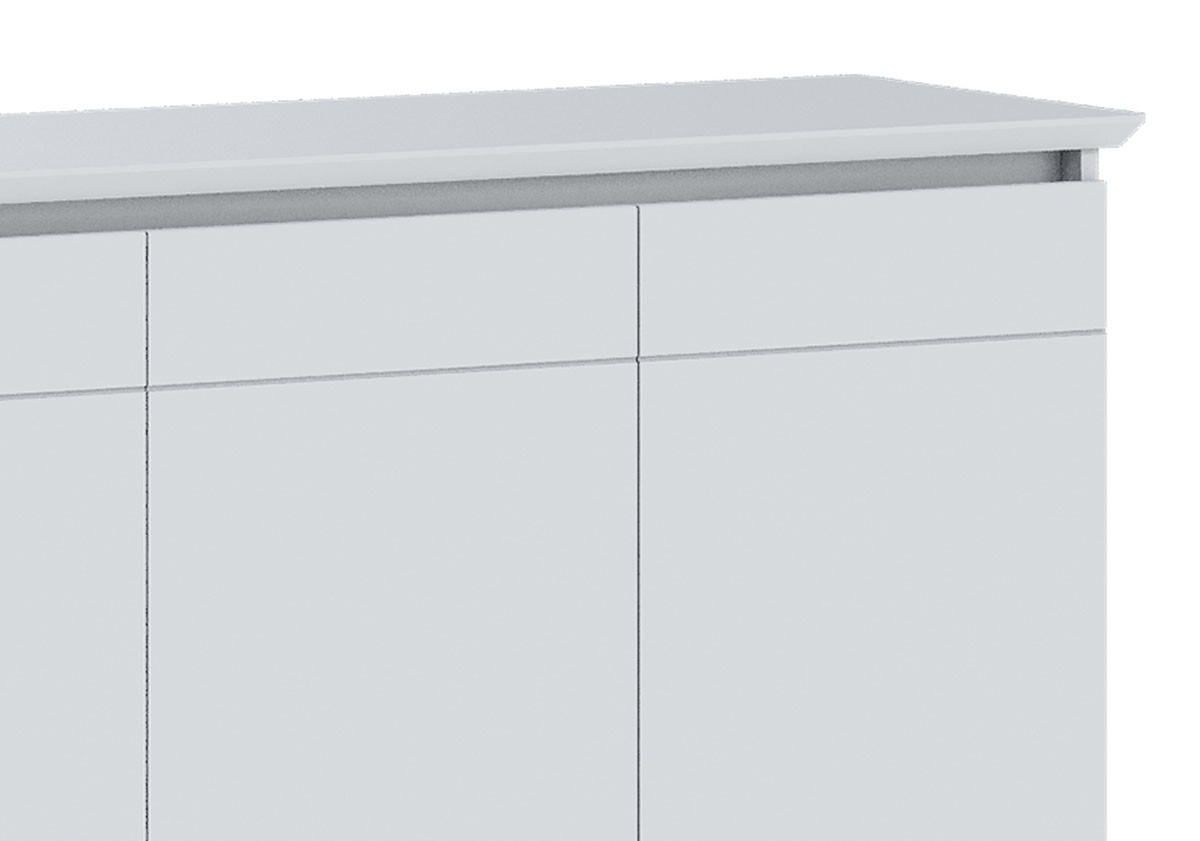 Buffet Classic 3 Portas Branco Acetinado - Imcal Móveis
