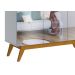 Buffet Classic 3 Portas Branco Acetinado e Espelho - Imcal Móveis