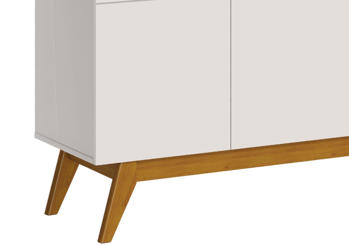 Buffet Classic 3 Portas Off White - Imcal Móveis