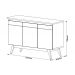 Buffet Classic 3 Portas Off White - Imcal Móveis
