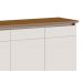 Buffet Classic 3 Portas Off White com Freijó - Imcal Móveis