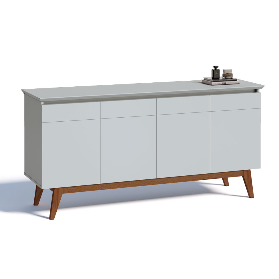 Buffet Classic 4 PT Branco
