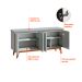 Buffet Classic 4 PT Off White e Freijo Touch