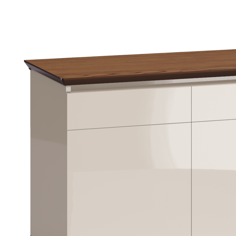 Buffet Classic 4 PT Off White e Freijo Touch