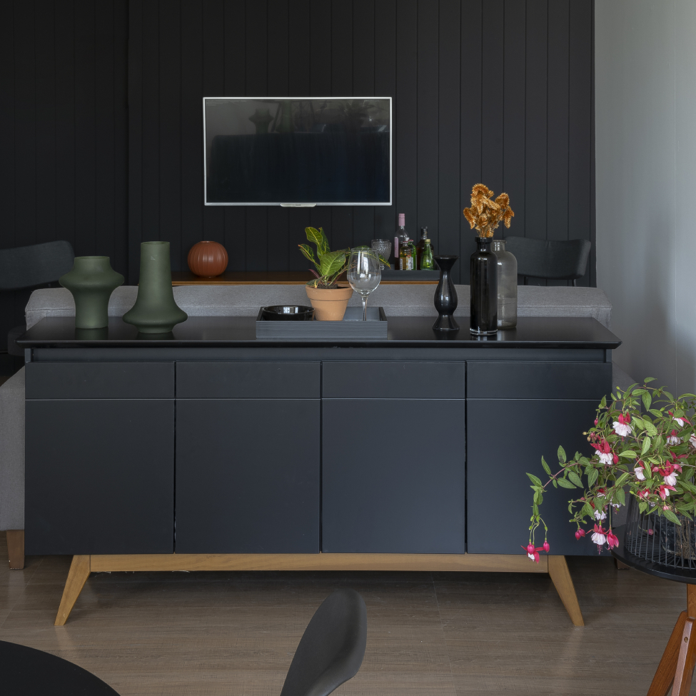 Buffet Classic 4 PT Preto
