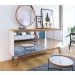 Buffet Classic Off White com Nature e espelho - Imcal Móveis