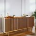 Buffet Dune 1.6 Ripado - Off White/Nature