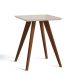 Conjunto com 2 Mesas Laterais Quadradas Classic Off White