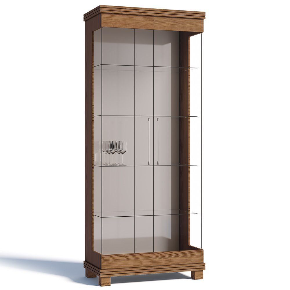 Cristaleira Cristal 02 Portas de Vidro Freijó - Imcal 
