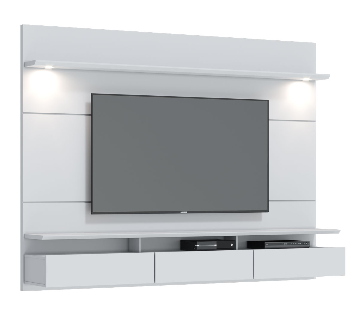 Home Suspenso Decore Led 1.8 Branco Acetinado - Imcal Móveis