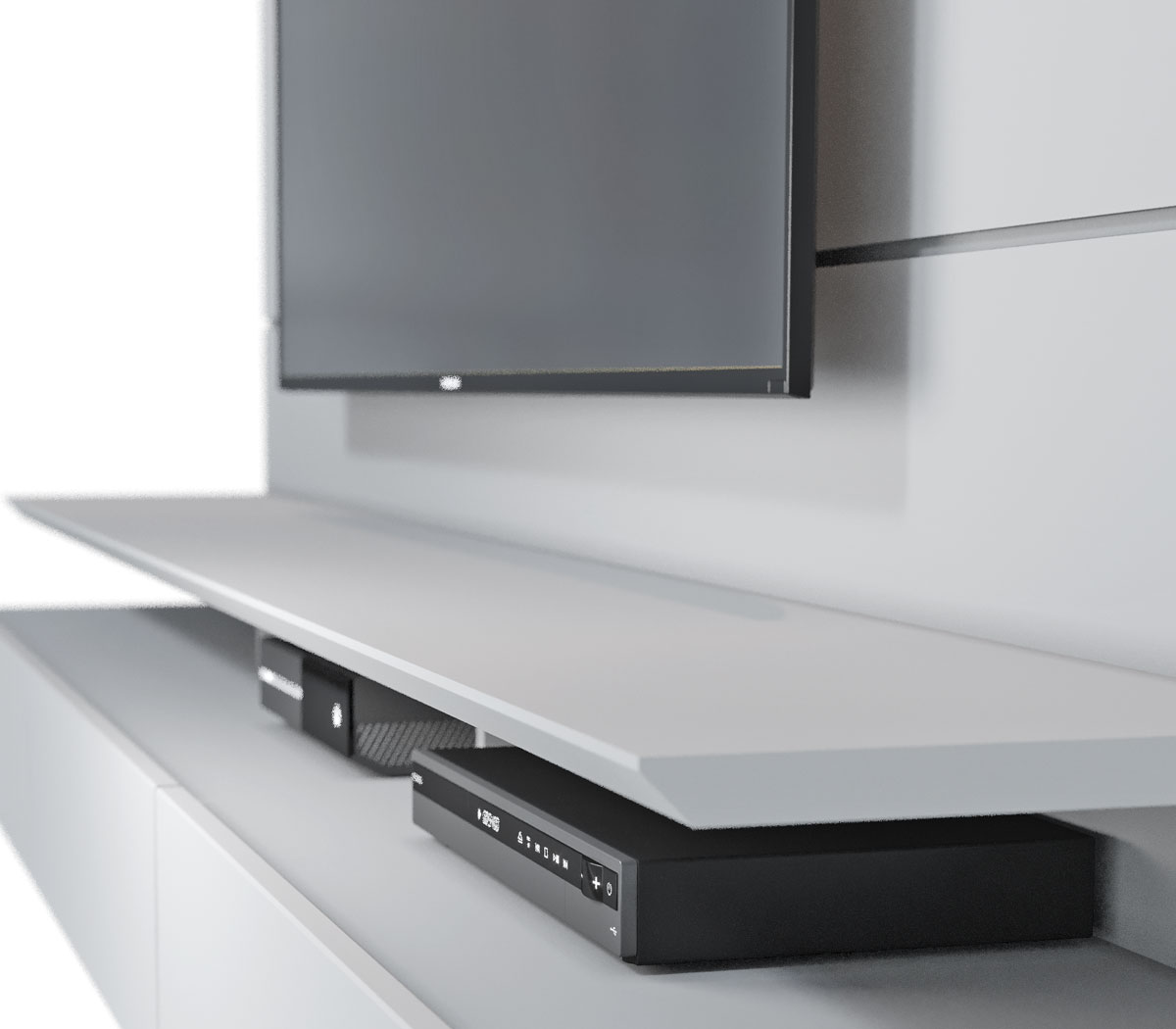 Home Suspenso Decore Led 1.8 Branco Acetinado - Imcal Móveis