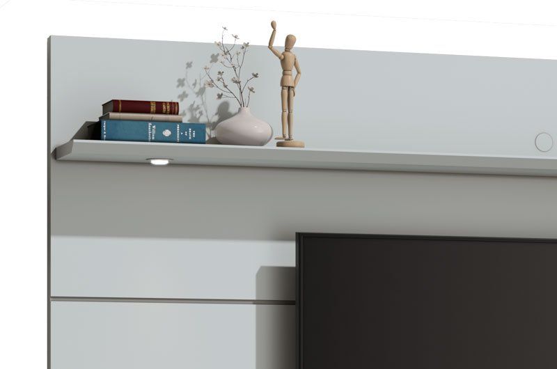 Home Suspenso Decore Led 2.2 Branco Acetinado - Imcal Móveis