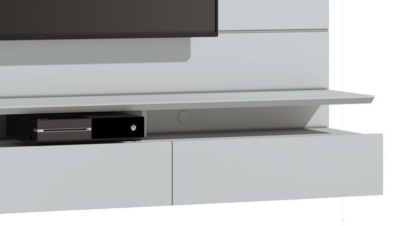 Home Suspenso Decore Led 2.2 Branco Acetinado - Imcal Móveis