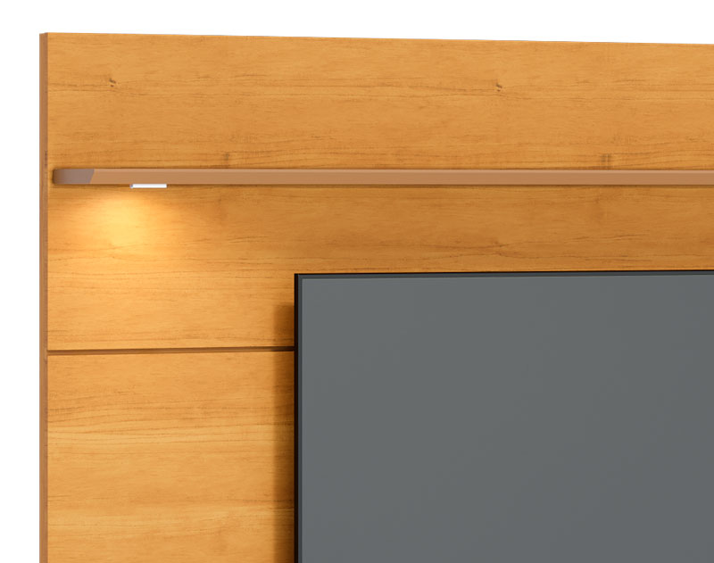 Home Suspenso Decore Led 2.2 Nature com Off White - Imcal Móveis