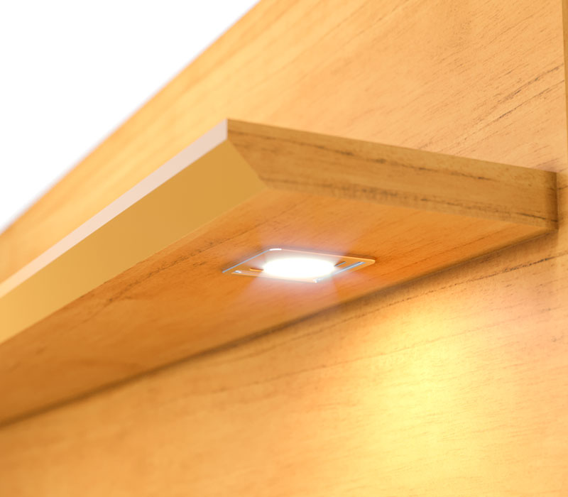 Home Suspenso Decore Led 2.2 Nature com Off White - Imcal Móveis